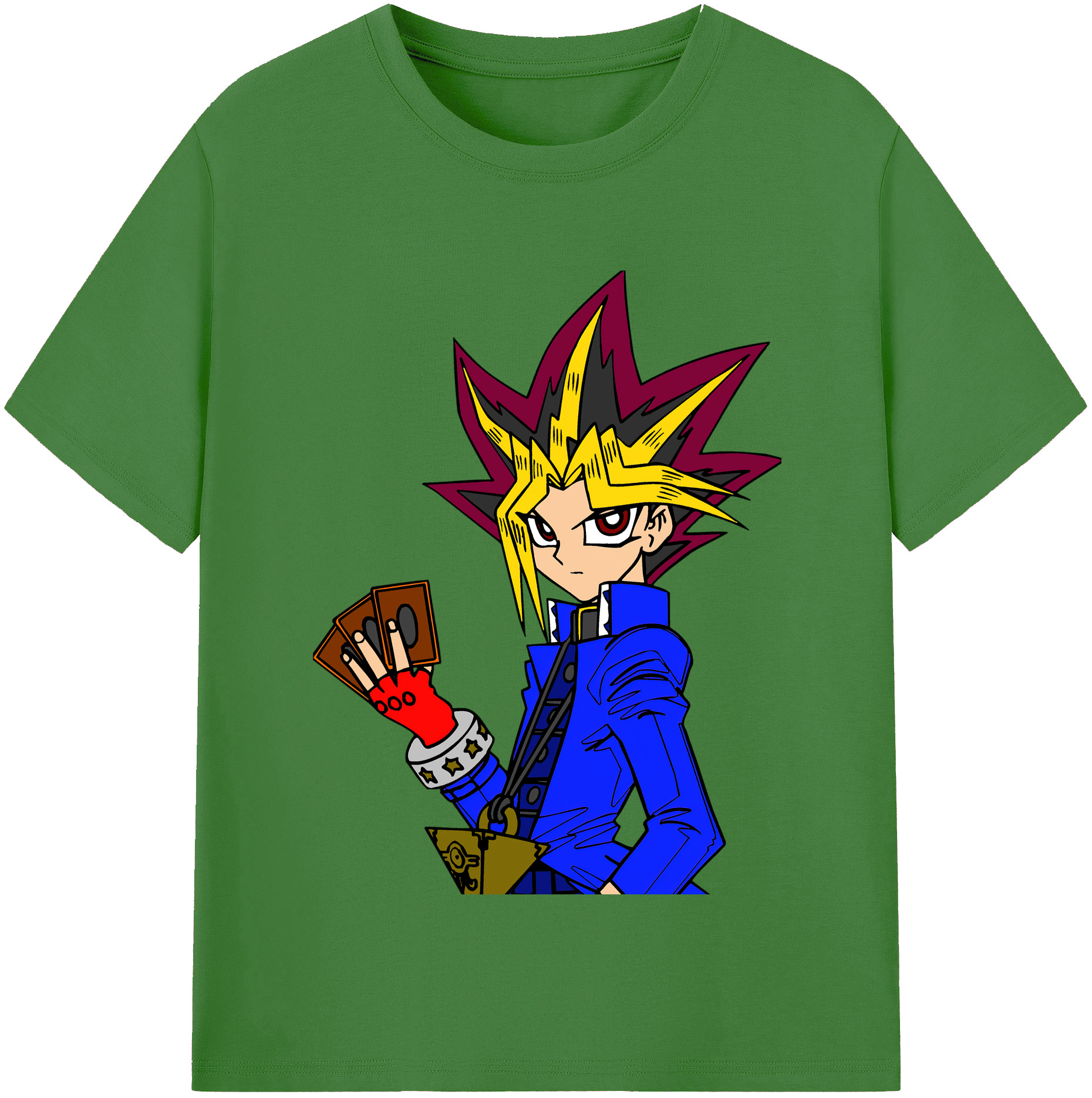 （画像用） 遊☆戯☆王 Yu-Gi-Oh! レディースカジュアルプリントTシャツ（綿100％）